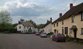 Thatched village of broadhembury in Devon