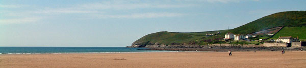 North Devon: Croyde Beach, great for surfers and flying kites